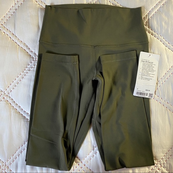 Lululemon Align Pant II *25" Dark Olive NWOT - Picture 8 of 16